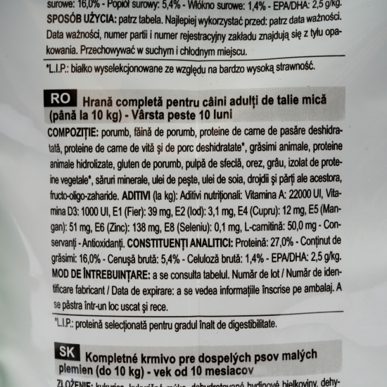 Hrană uscată pentru câini 2Kg, Mini Adult 