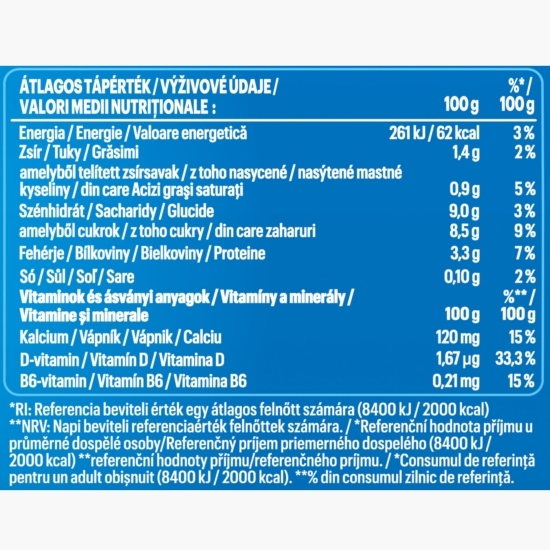 Iaurt de băut cu piersică 8x100g