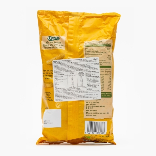 Snack eco din porumb cu brânză și pătrunjel 60g