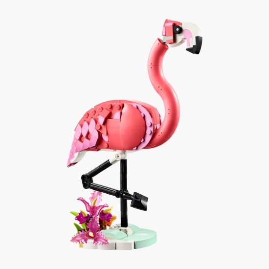 Animale sălbatice: Flamingo Roz, 31170 Creator 3 în 1, 288 piese, +8 ani