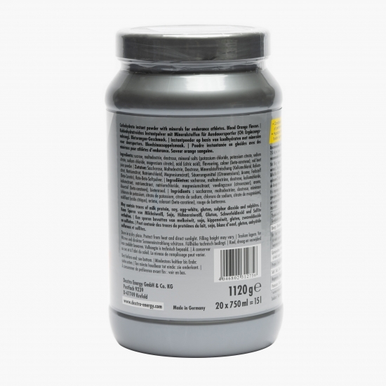 Băutură hipotonică cu carbohidrați și electroliți Red Orange 1120g