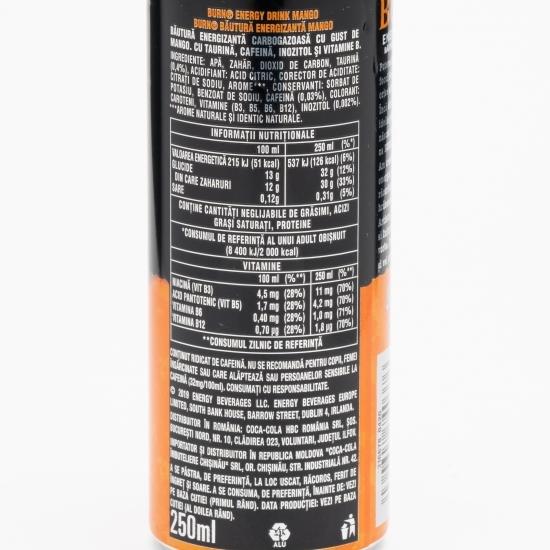 Băutură energizantă mango 0.25l
