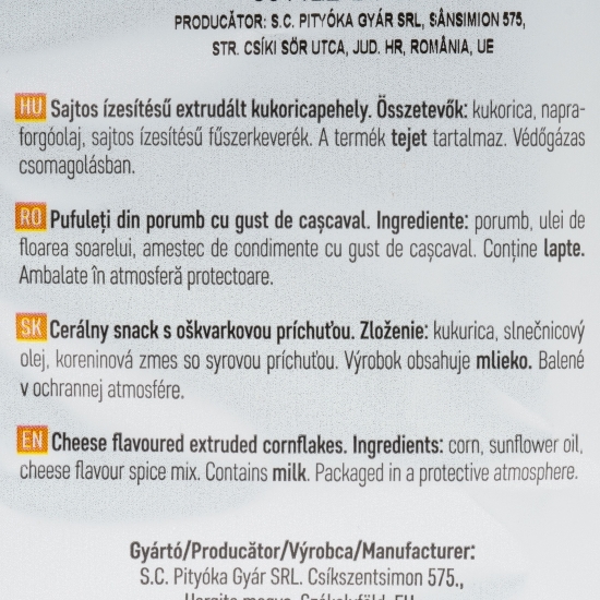 Pufuleți (biluțe) cu gust de cașcaval 100g