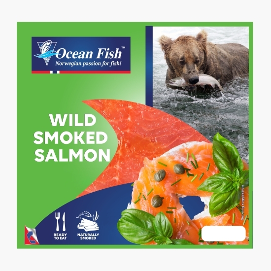 File de somon sălbatic afumat 100g