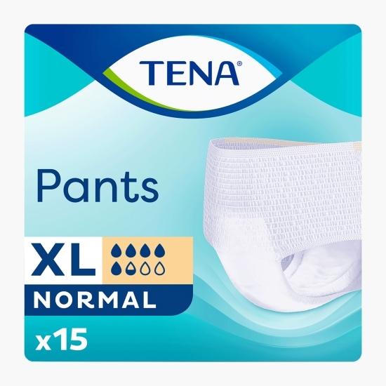Chilot pentru incontinență adulți, Tena Pants Normal, mărime XL 15 buc