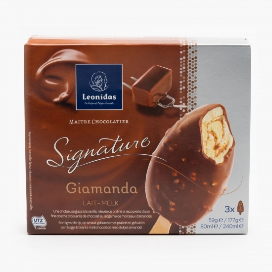 Înghețată Signature cu vanilie și alune 3x80ml