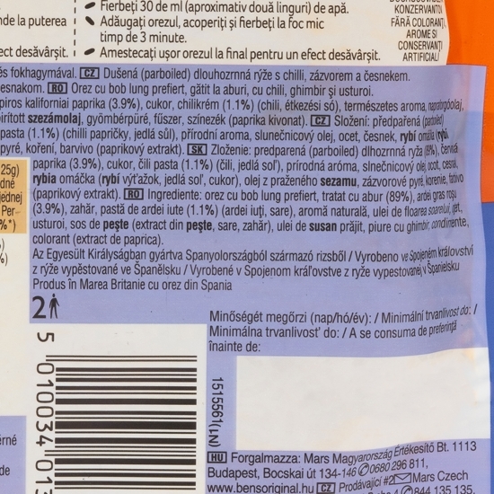 Orez în stil thailandez prefiert 250g