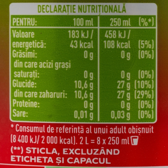 Băutură carbogazoasă lime 2l