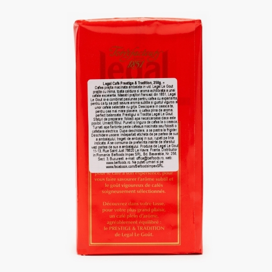 Cafea prăjită și măcinată Prestige & Tradition 250g