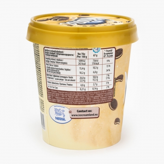 Înghețată de vanilie cu biscuiți 470ml
