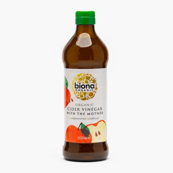 Oțet din cidru de mere nefiltrat eco 0.5l