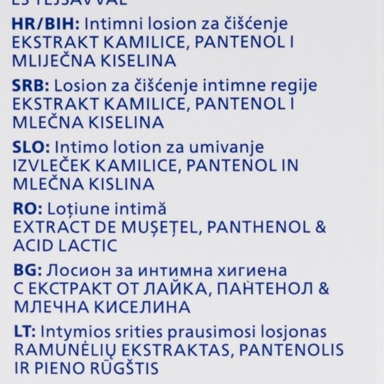 Loţiune intimă Intimo Sensitive 0.25l