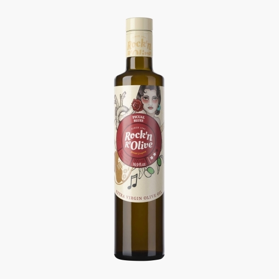 Măslinescu - Ulei de măsline extravirgin Rock'n R'Olive Picual, 0.5l