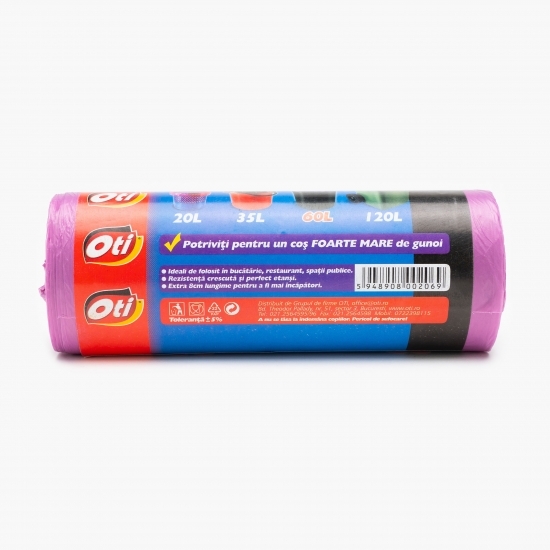 Saci menajeri XL Solid 60l 20 buc