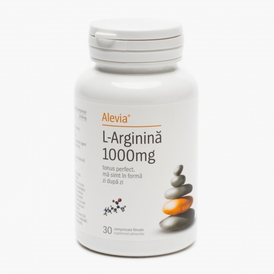 L-arginină 1000mg 30 comprimate filmate