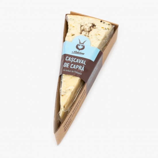Cașcaval maturat din lapte de capră cu ierburi de Provence 210g