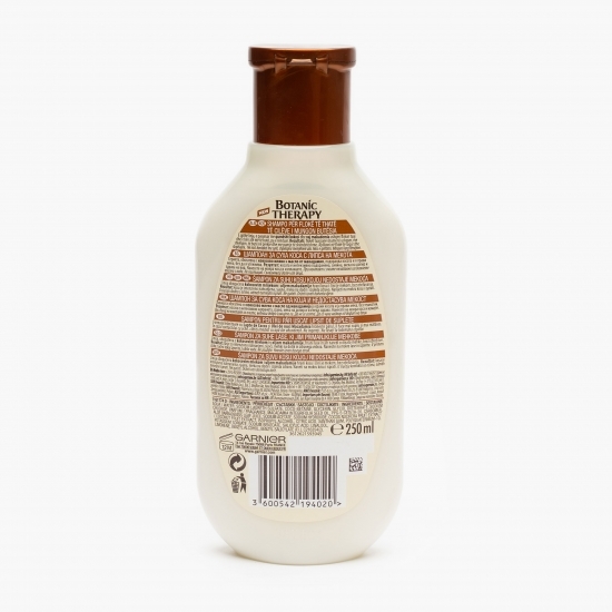Șampon cu lapte de cocos și nuci de macadamia pentru păr uscat lipsit de suplețe 0.25l