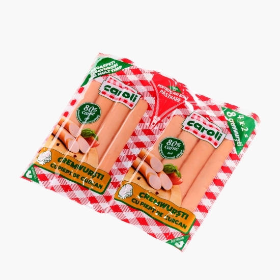 Crenvurști cu piept de curcan 280g