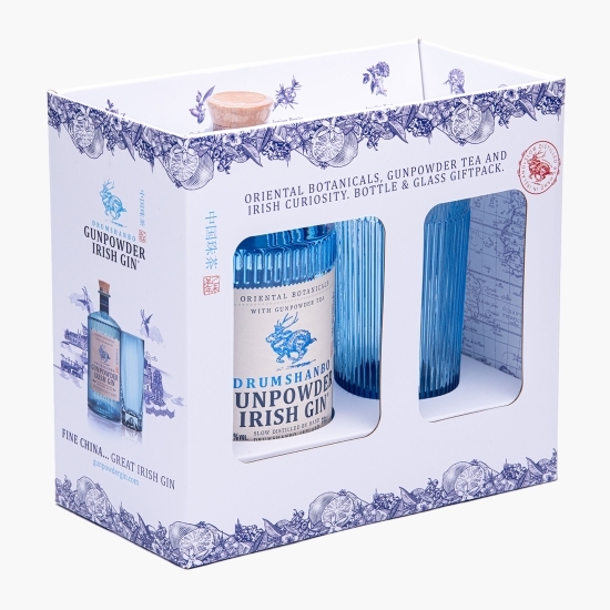 Gin Irish 43% alc. 0.7l + 1 pahar