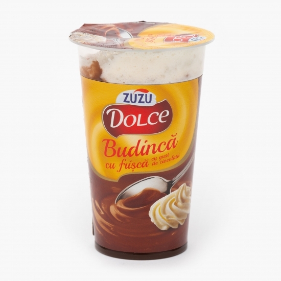 Budincă cu ciocolată și frișcă 170g
