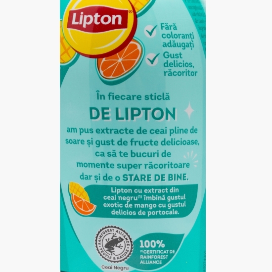 Băutură răcoritoare necarbonatată cu ceai negru, cu gust de portocale și mango 500ml