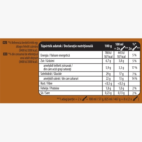 Înghețată cu aromă de caramel sărat 825ml (467g)