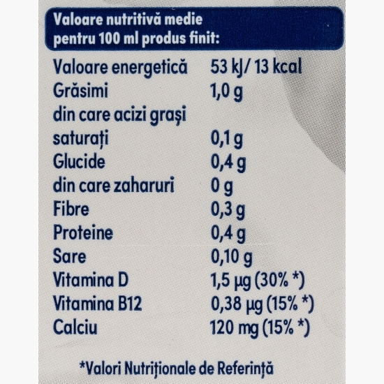 Băutură vegetală pe bază de migdale, fără zahăr 1l
