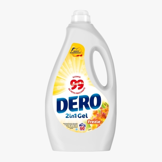 Detergent de rufe lichid 2în1 Gel Frezie, 60 spălări, 3l