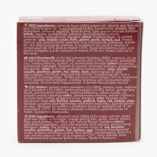 Pate cu carne de fazan și portocală 100g