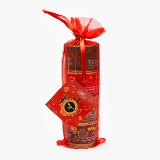 Coffret Assortiment 4 terine 4x65g