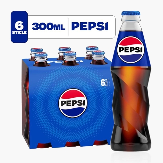 Băutură carbogazoasă aromă cola sticlă 6x300ml