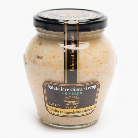 Salată icre știucă și crap cu ceapă 270g