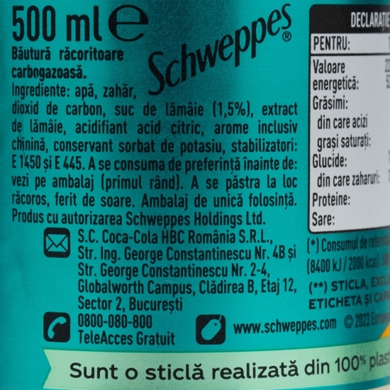 Apă tonică Bitter Lemon 0.5l
