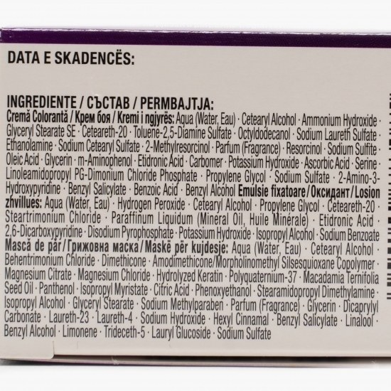 Vopsea de păr permanentă Intensive Color Cream, W2 (3-65) ciocolatiu închis, 110ml