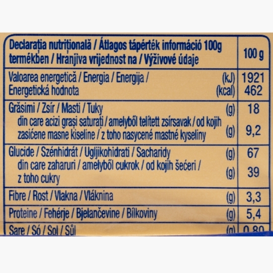 Biscuiți cacao cu cremă vanilie 61g