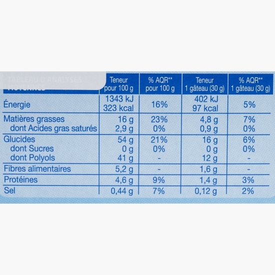 Prăjitură umplută cu ciocolată, fără zahăr 150g