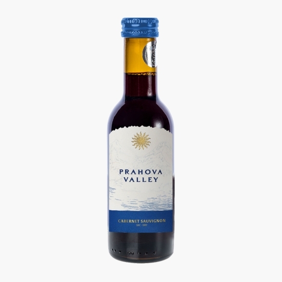 Vin roșu sec Cabernet Sauvignon, 13.5%, 0.187l