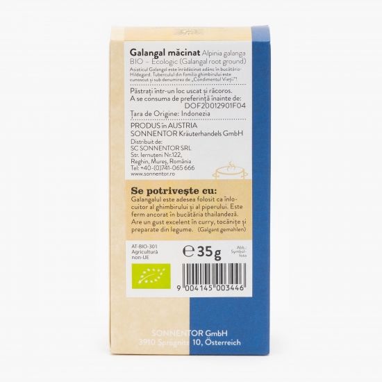 Galangal eco măcinat 35g