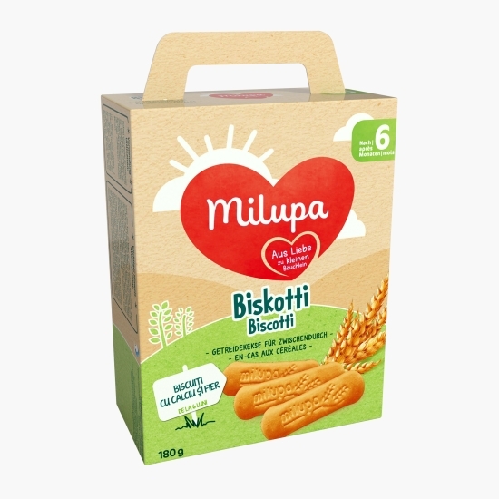 Biscuiți pentru copii, Biskotti, +6 luni, 180g