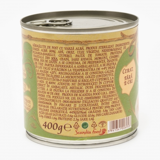 Sărmăluțe de post cu varză albă 400g