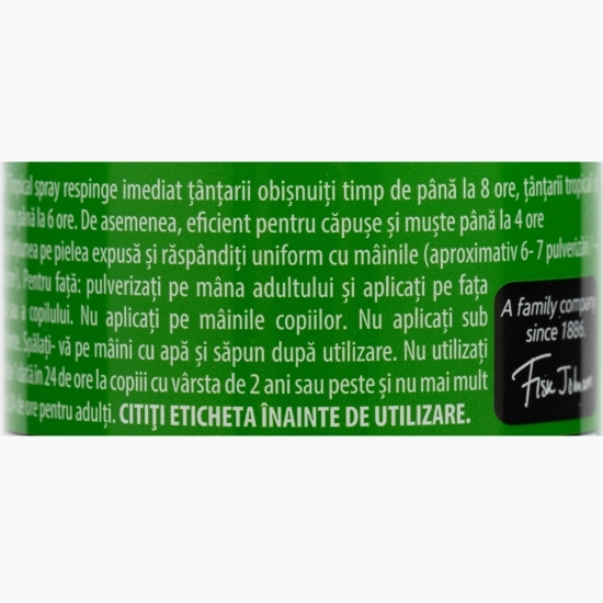 Spray împotriva țânțarilor și țânțarilor tropicali, Tropical, 50ml