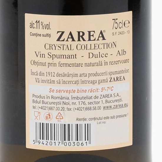 Vin spumant alb dulce Crystal, 11%, 750ml