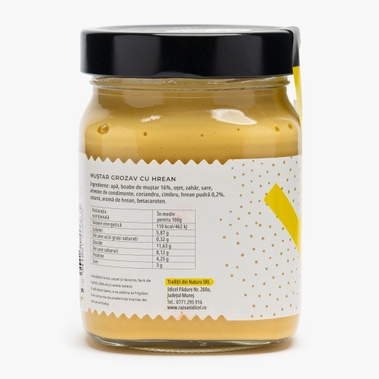 Muștar Grozav cu hrean 310g