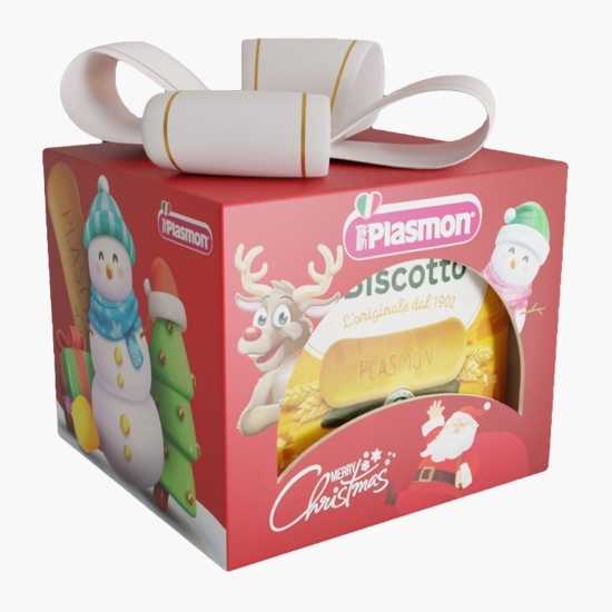 Biscuiți pentru copii, pachet special Moș Crăciun 4x60g