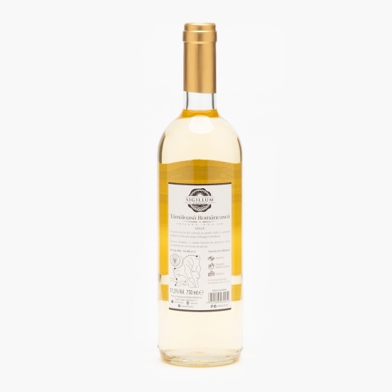 Vin alb dulce Tămâioasă Românească,11.5%, 0.75l
