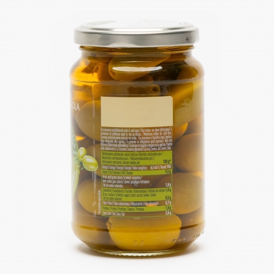 Măsline verzi în saramură eco 350g