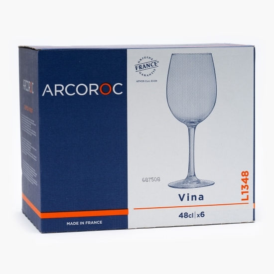 Set pahare pentru vin roșu Vina, 6 buc x 470ml
