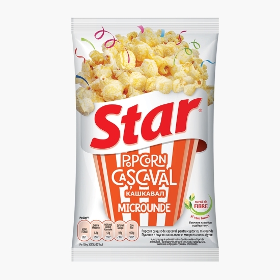 Popcorn cu gust de cașcaval pentru cuptor cu microunde 80g