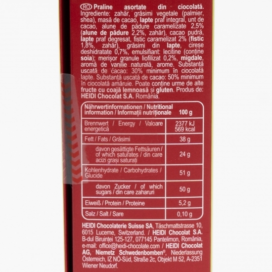 Praline asortate din ciocolată 56g