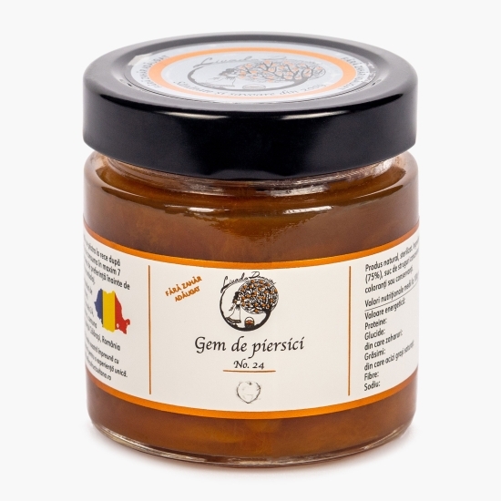 Gem de piersici fără zahăr 240g